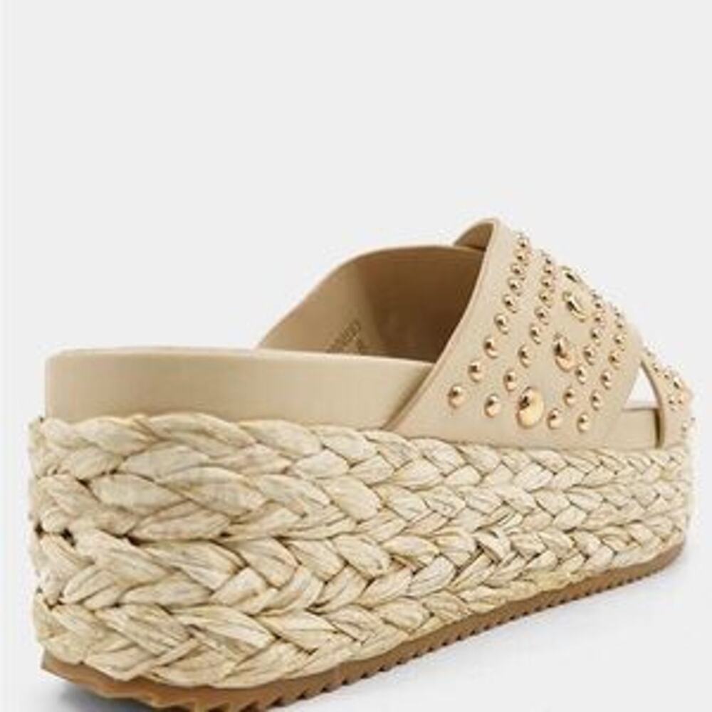 SHUSHOP Women's Beige Kaia Platform Sandals Size 8 NWT - Picture 4 of 11